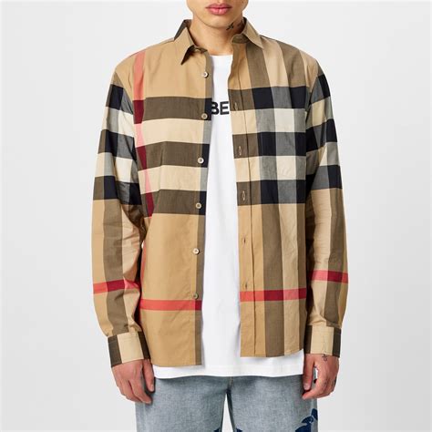 burberry shirts long sleeves|burberry long sleeve shirt men.